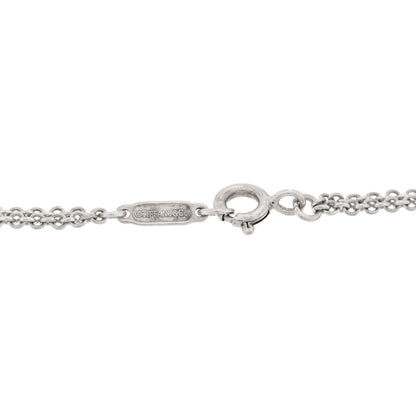 Tiffany Sterling Silver Infinity Double Chain Bracelet 3 of 3