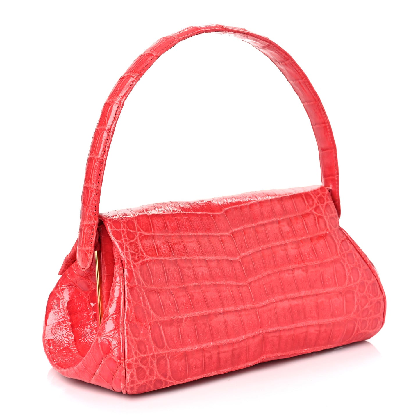 Crocodile Shoulder Bag Red