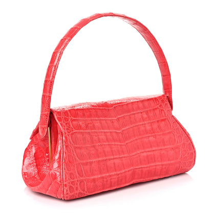 Nancy Gonzalez Crocodile Shoulder Bag Red 2 of 8