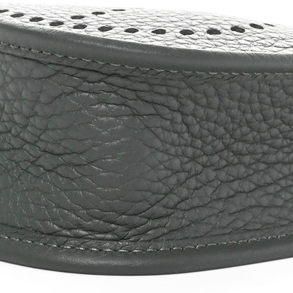 Hermes Taurillon Clemence Amazone Evelyne TPM Vert Mangrove 10 of 11