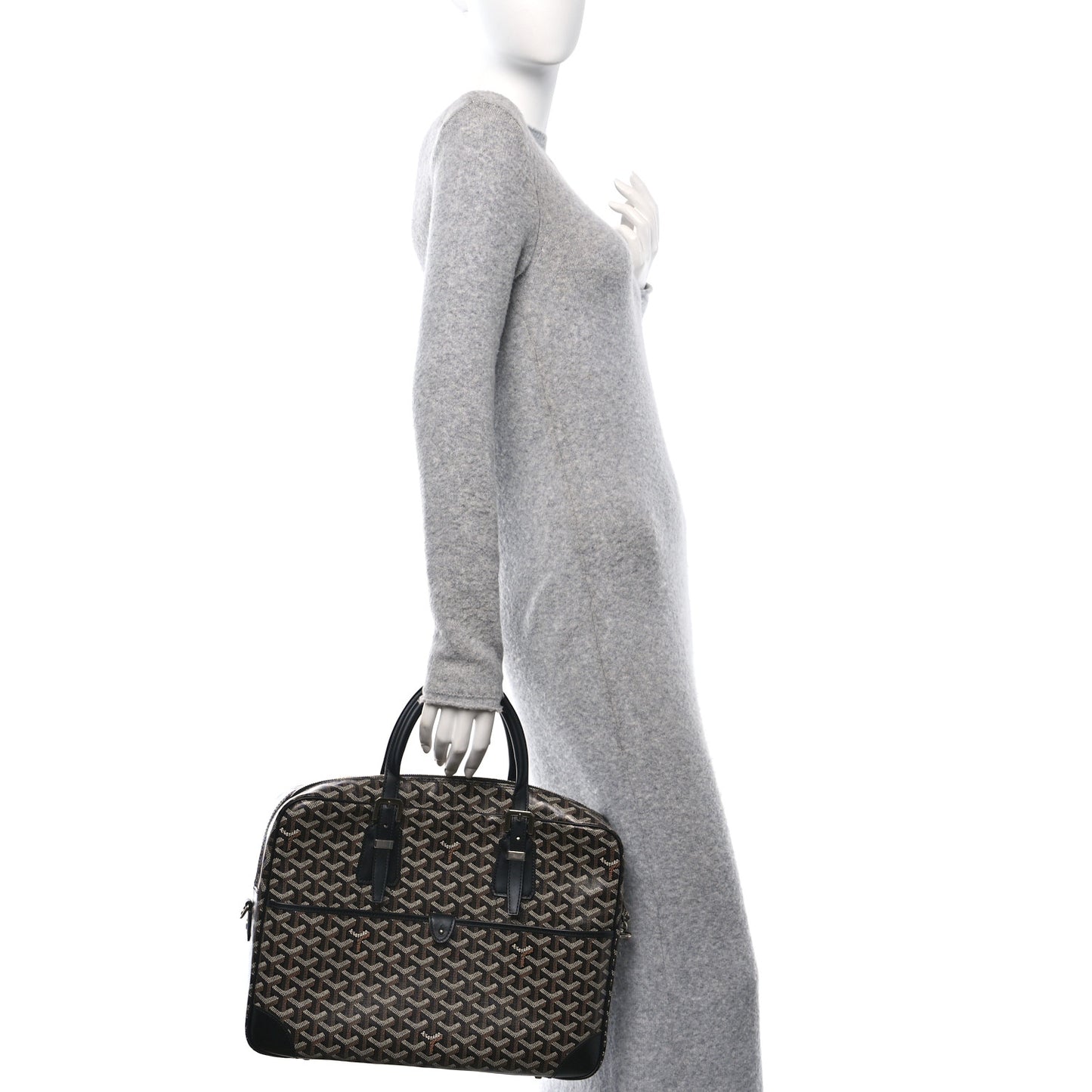 Goyardine Ambassade PM Briefcase Black