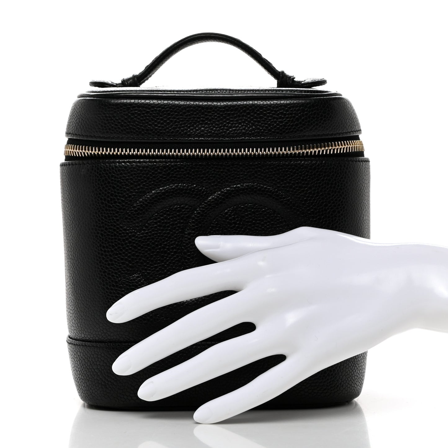 Caviar Cosmetic Vanity Bag Black