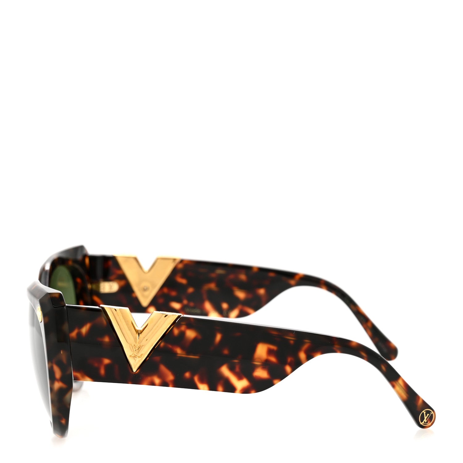 【美品】ルイヴィトン マイフェアレディ サングラス ブラウン系 Z0904E Louis Vuitton Acetate My Fair Lady Sunglasses Z0904W Tortoise