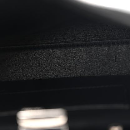 Fendi Nappa Lace Up Mini Peekaboo Iconic Satchel Black 5 of 14