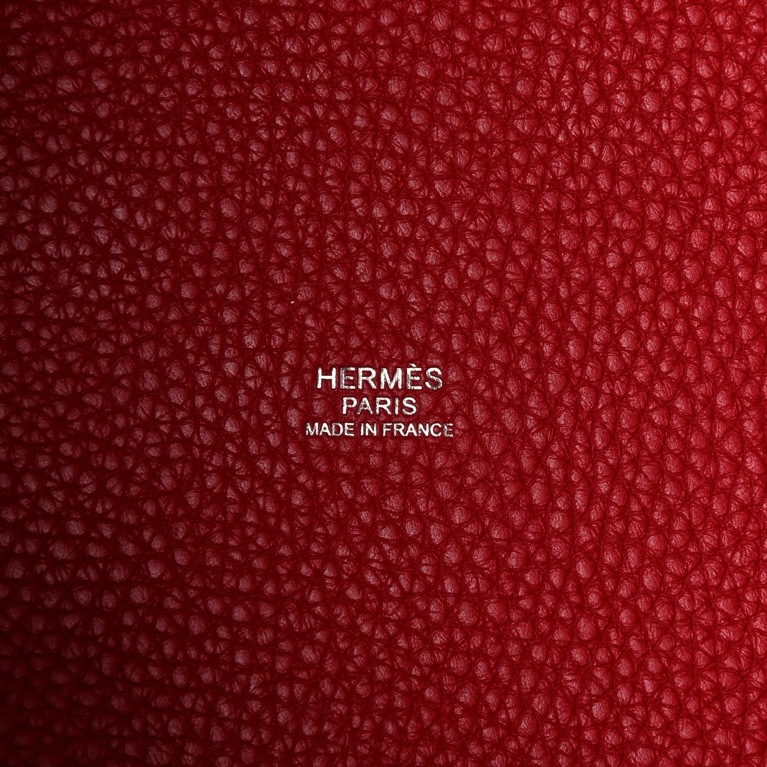 Hermes Taurillon Clemence Picotin Lock 22 MM Rouge Casaque 6 of 10