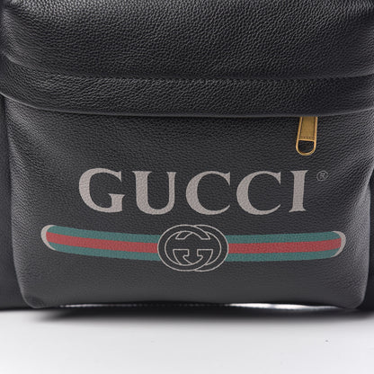 Gucci Calfskin Logo Day Backpack Black 10 of 11