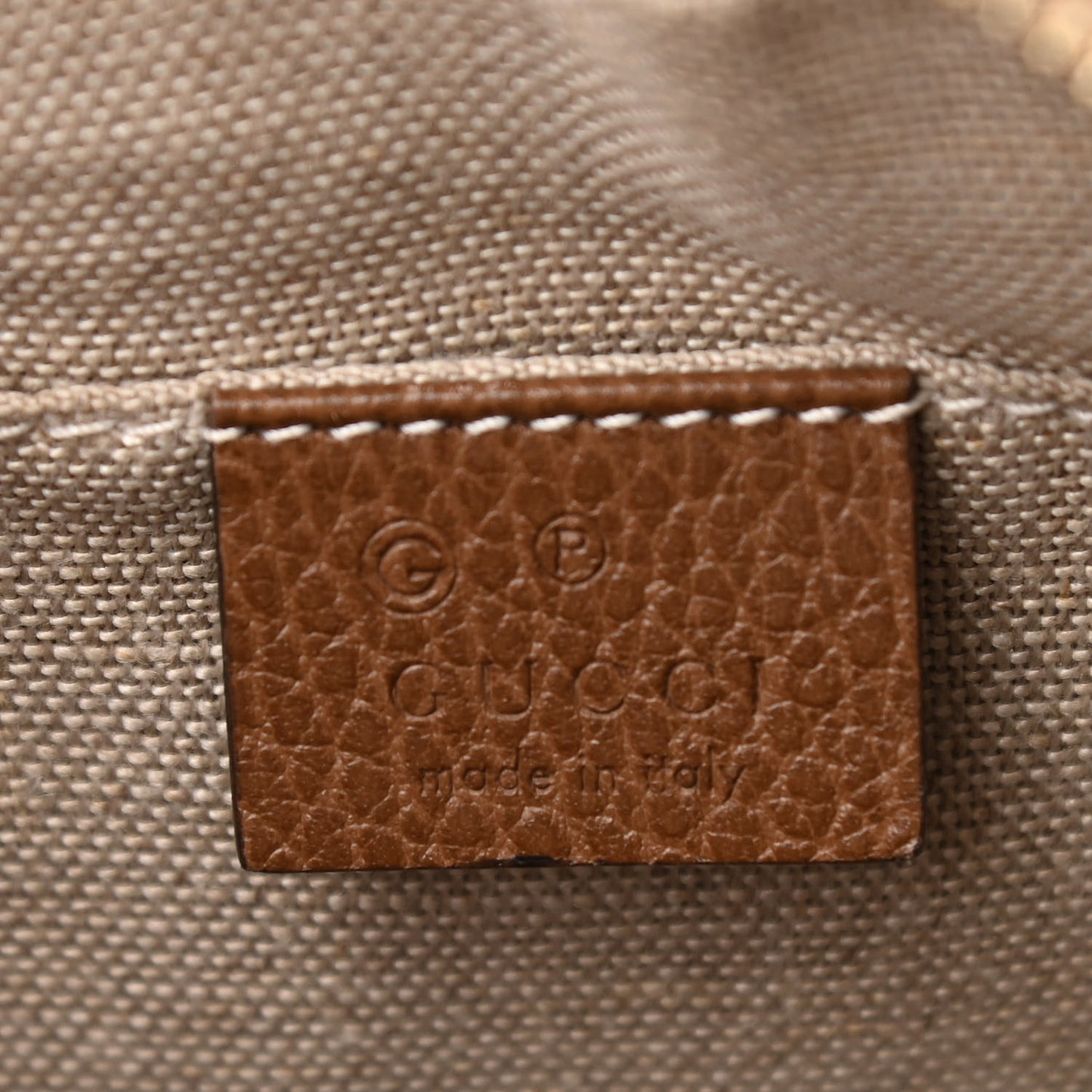 Monogram Mini Bree Messenger Bag Beige Tabacco