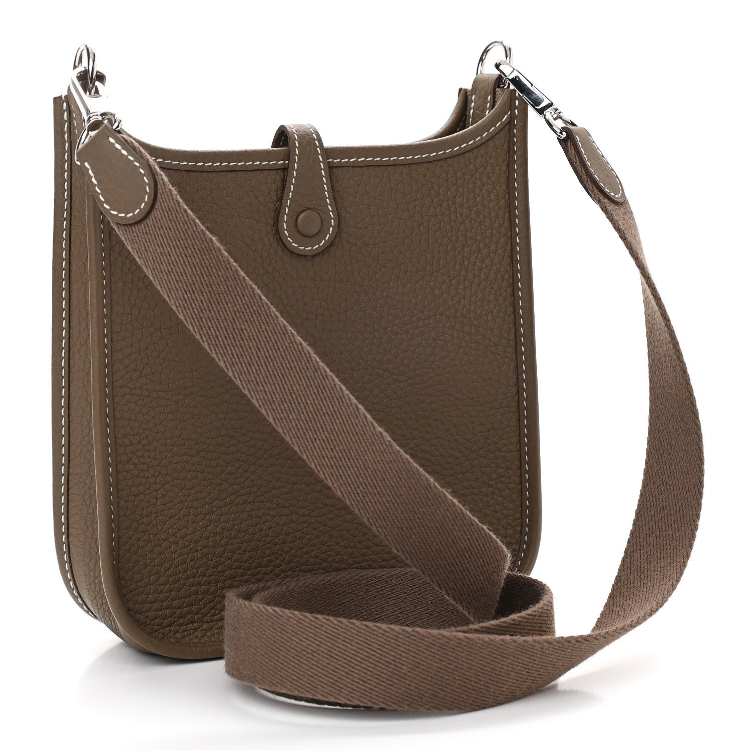 Hermes Taurillon Clemence Evelyne TPM Etoupe 3 of 11