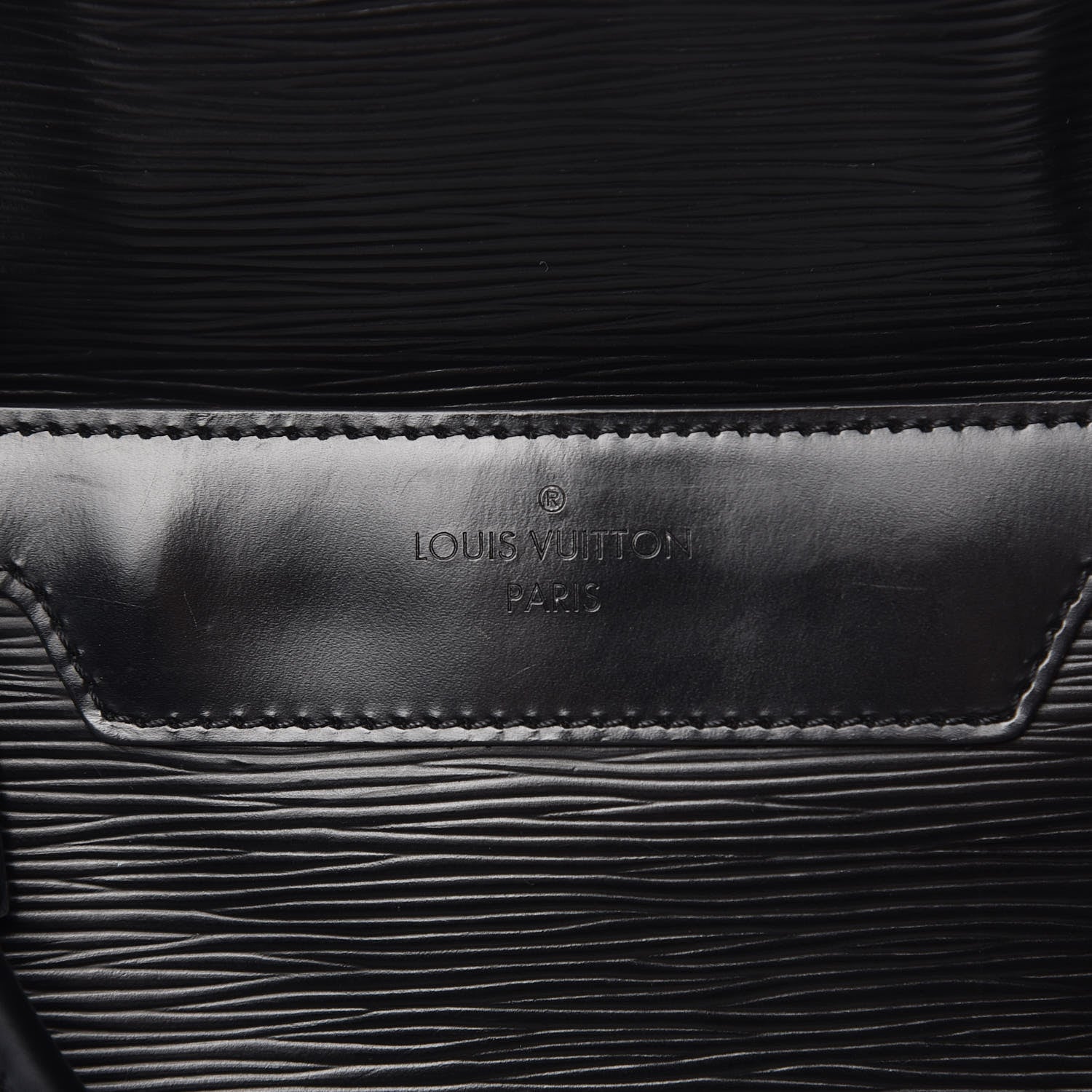 Louis Vuitton Epi Sac Bourget 50 Black 7 of 20
