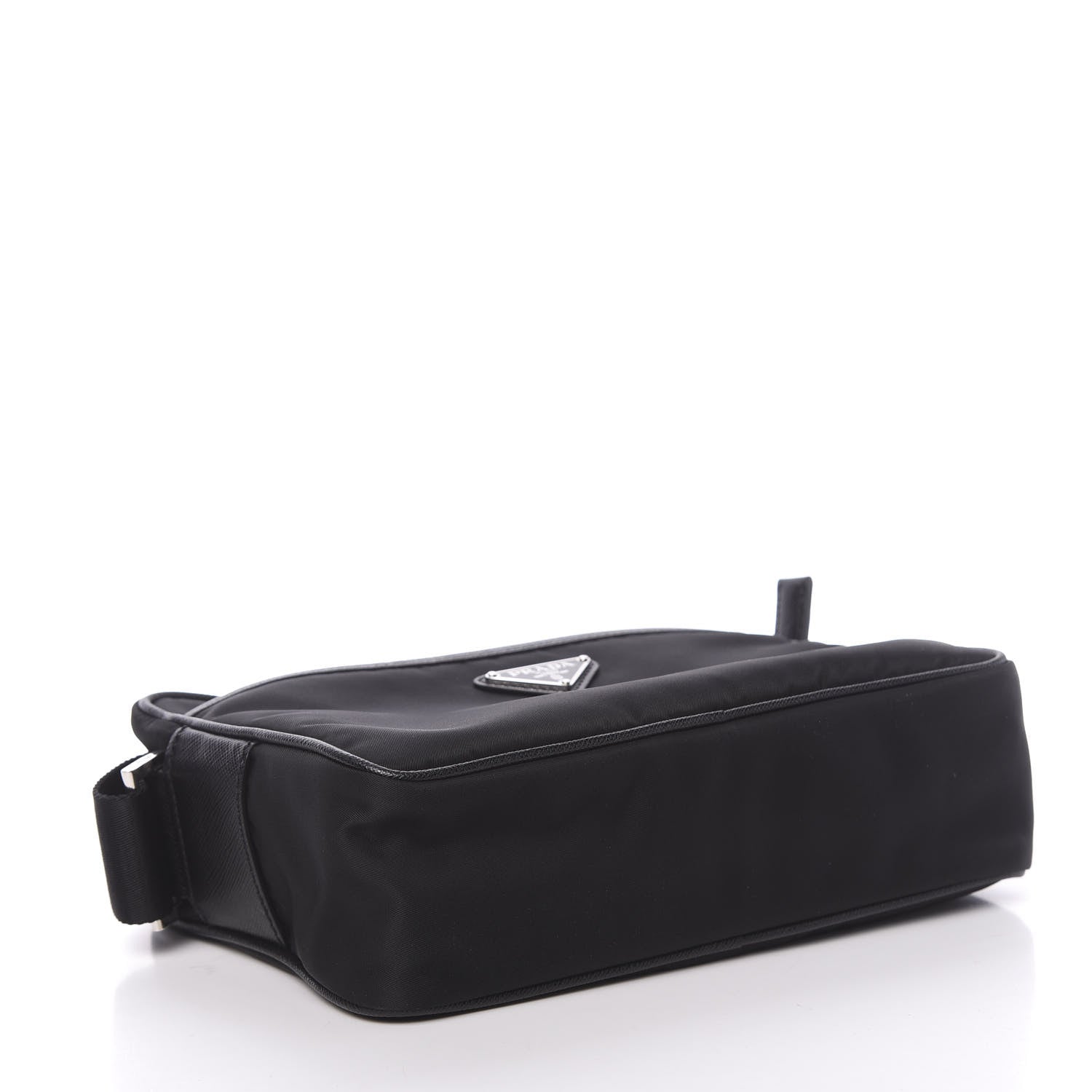 Prada Nylon Tessuto Messenger Bag Black 4 of 10