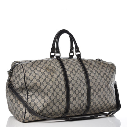 Gucci GG Plus Monogram Large Carry On Duffle Bag Navy 3 of 25