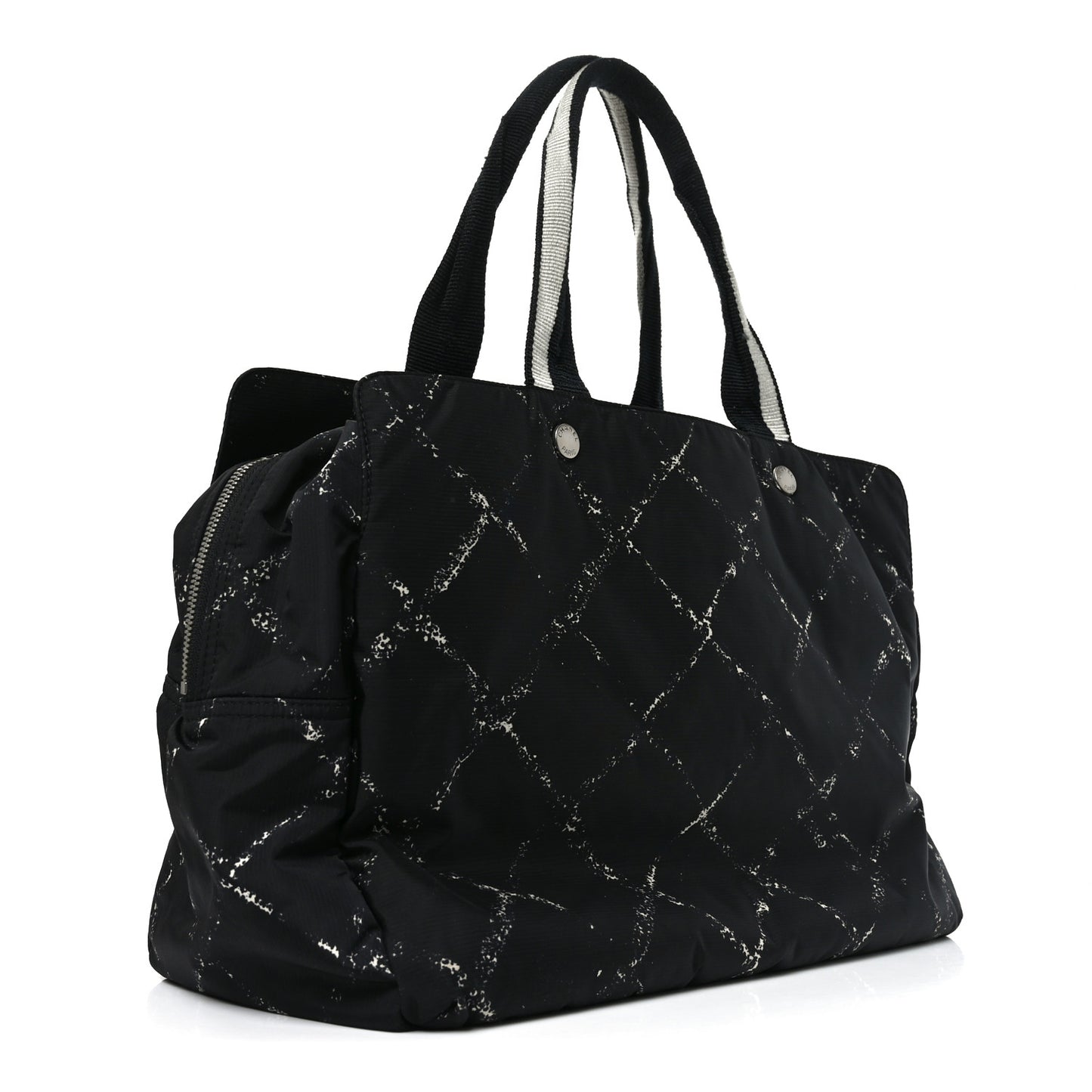 Nylon Travel Tote Black