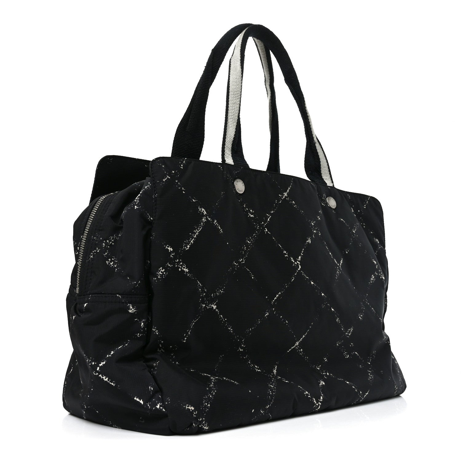 Chanel Nylon Travel Tote Black 3 of 10
