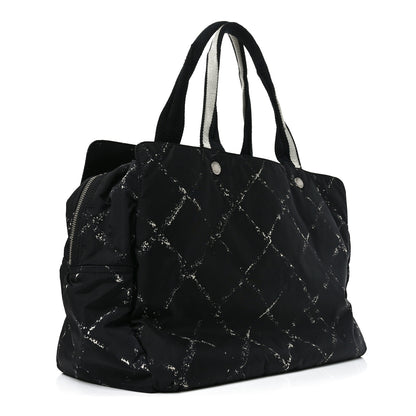 Chanel Nylon Travel Tote Black 3 of 10