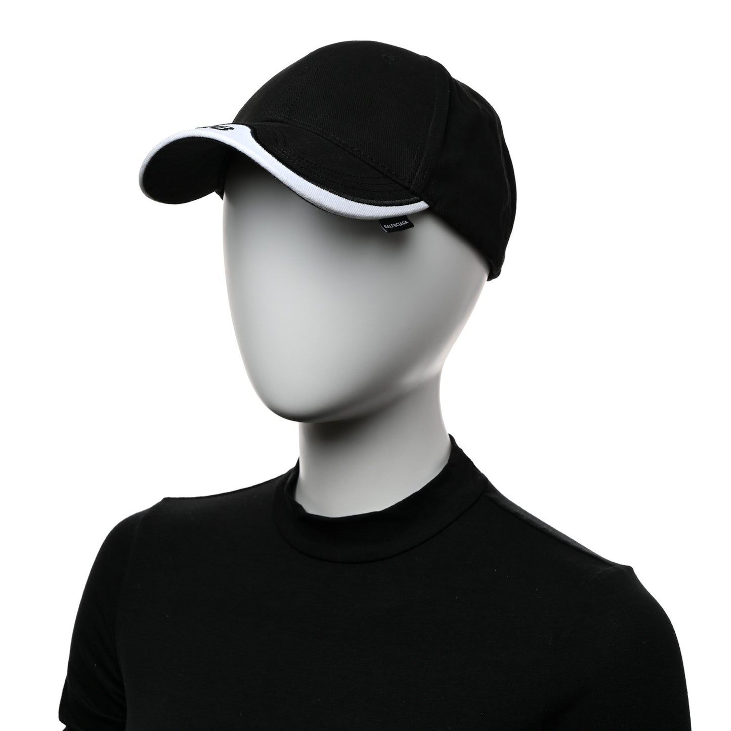 Cotton BB Mode Cap L Black White