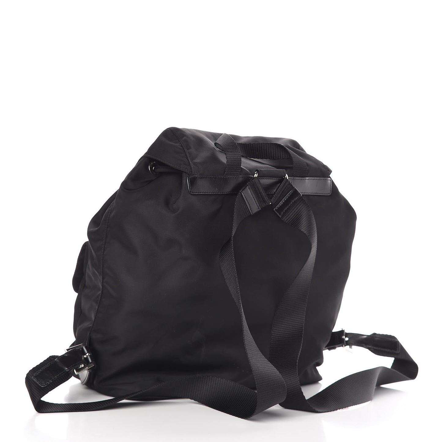 Nylon Vela Medium Backpack Black