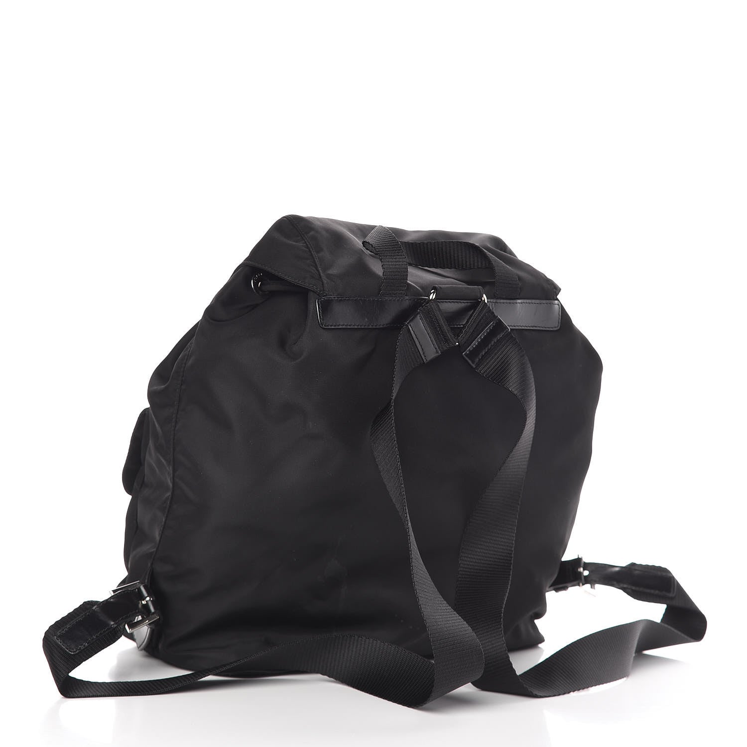 Prada Nylon Vela Medium Backpack Black 3 of 9