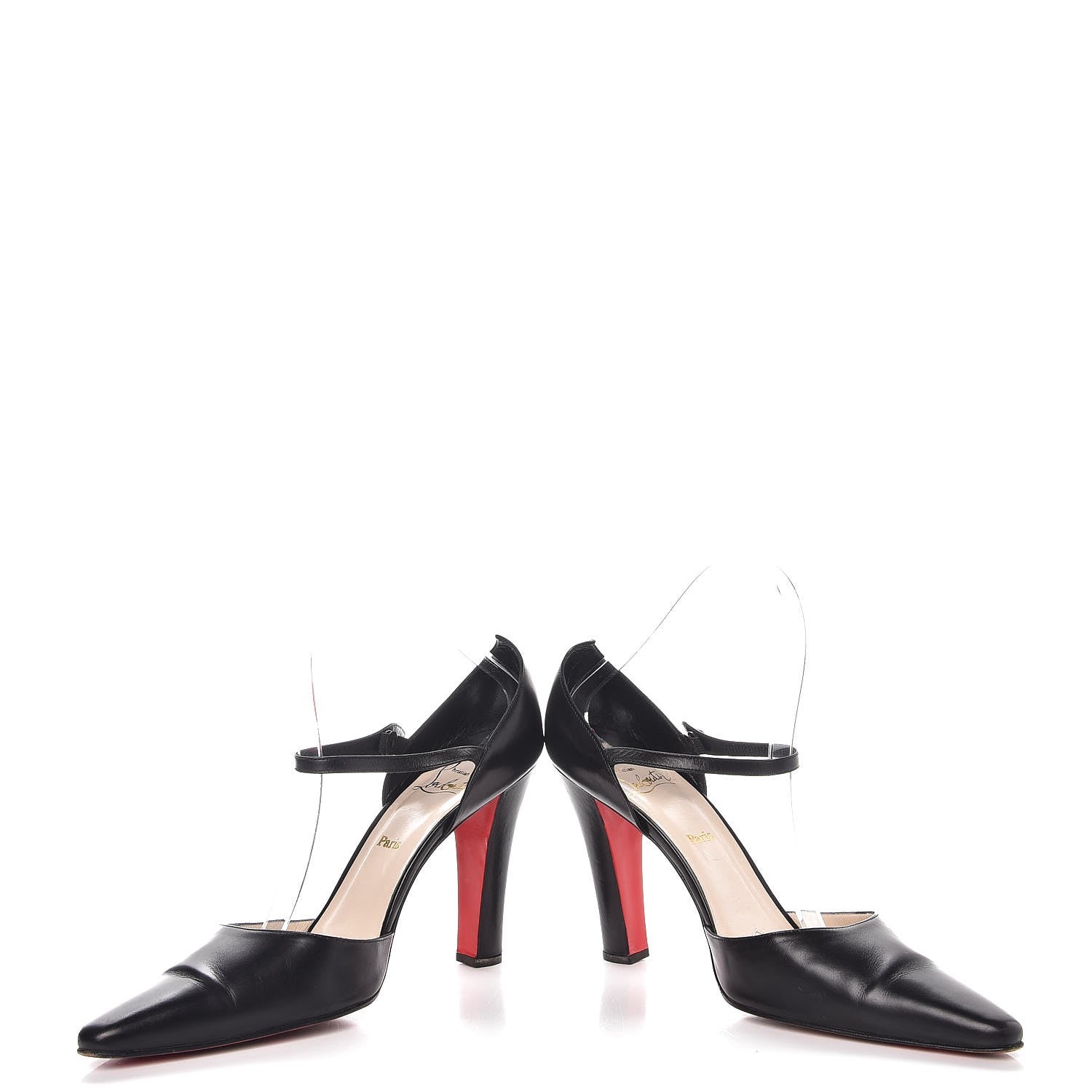 Christian Louboutin Kid La Donna 110 Mary Jane Pumps 39.5 Black 6 of 20