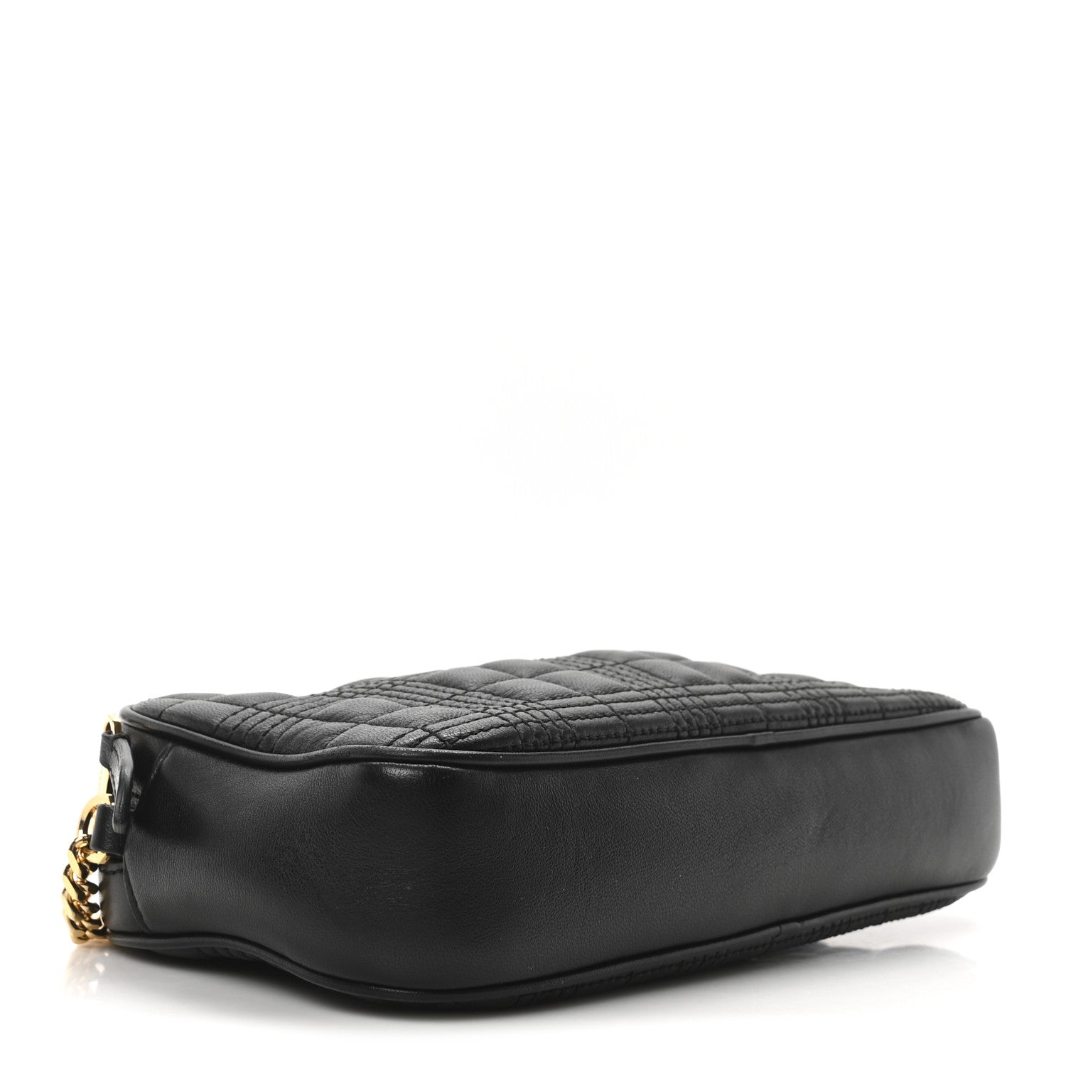 Burberry Lambskin Quilted Camera Bag Black 4 of 9
