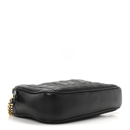 Burberry Lambskin Quilted Camera Bag Black 4 of 9
