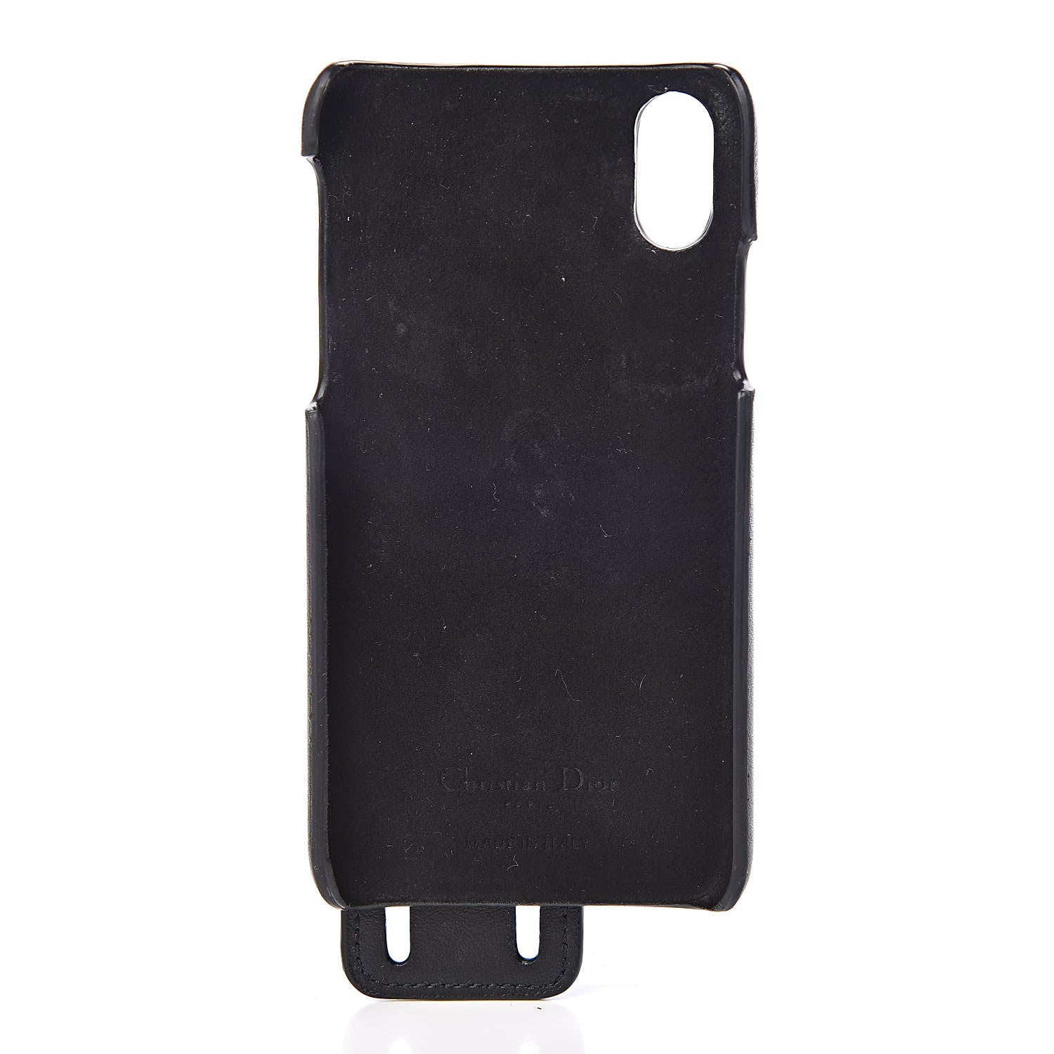 Christian Dior Calfskin Stripe iPhone X/XS Case Black 3 of 4