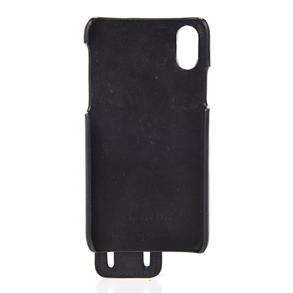 Christian Dior Calfskin Stripe iPhone X/XS Case Black 3 of 4