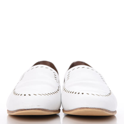 Hermes Calfskin Ovale Moccasin Loafers 38.5 2 of 12