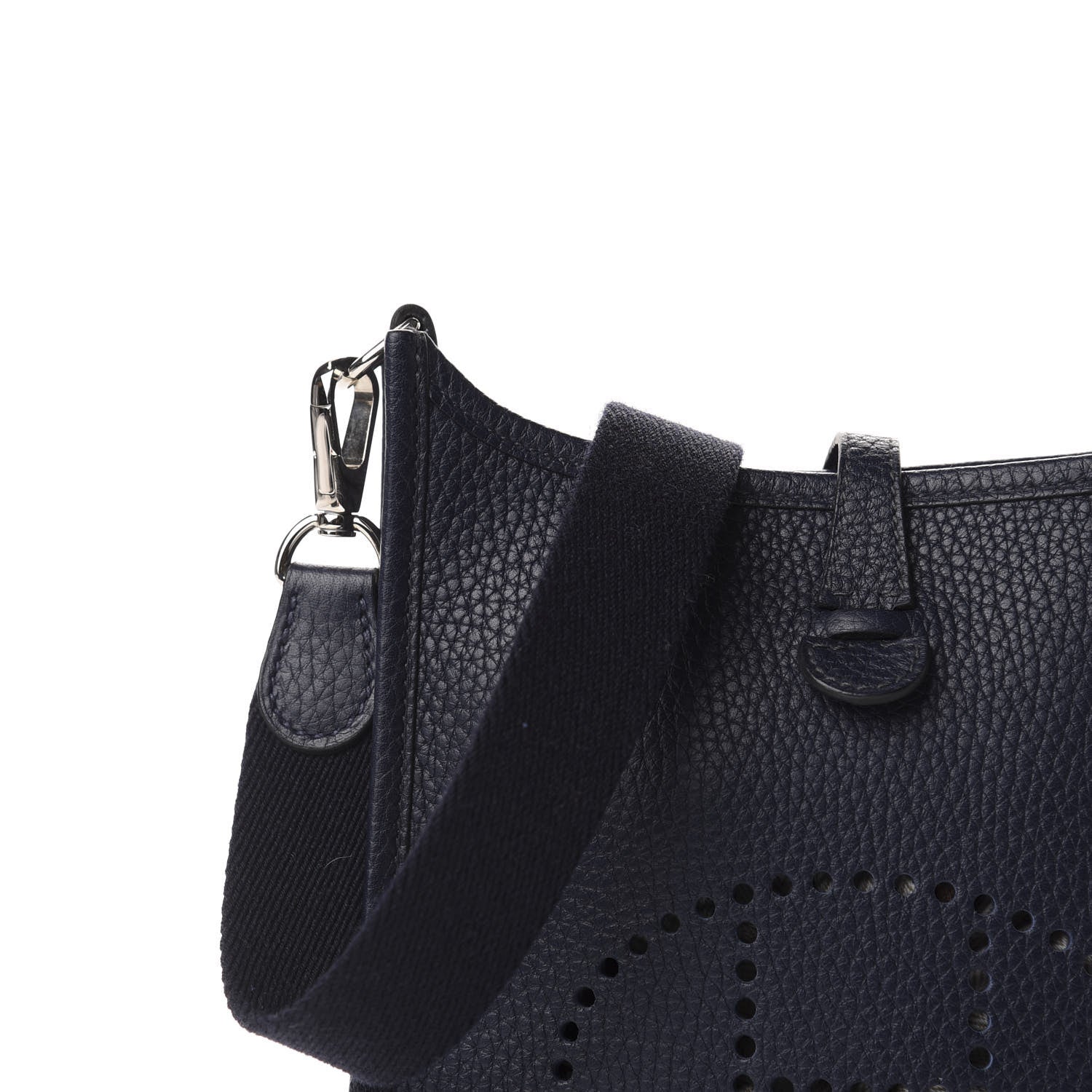 Hermes Taurillon Clemence Evelyne TPM Bleu Nuit 10 of 11