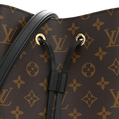 Louis Vuitton Monogram Neonoe MM Black 7 of 10