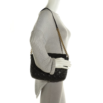 Marc Jacobs Lacquered Lambskin Quilted The Large Single Flap Black 2 of 8