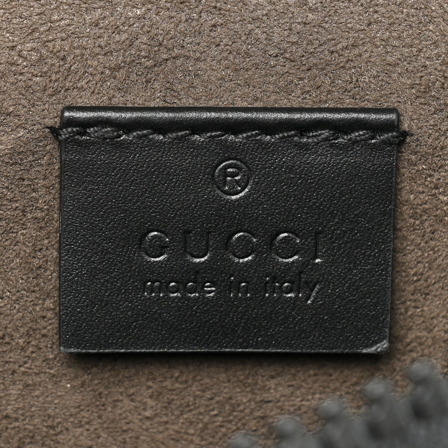 Gucci GG Supreme Monogram Belt Bag Black 6 of 11