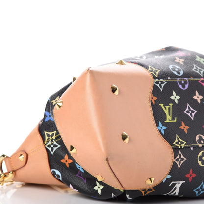Louis Vuitton Monogram Multicolor Judy GM Black 8 of 9