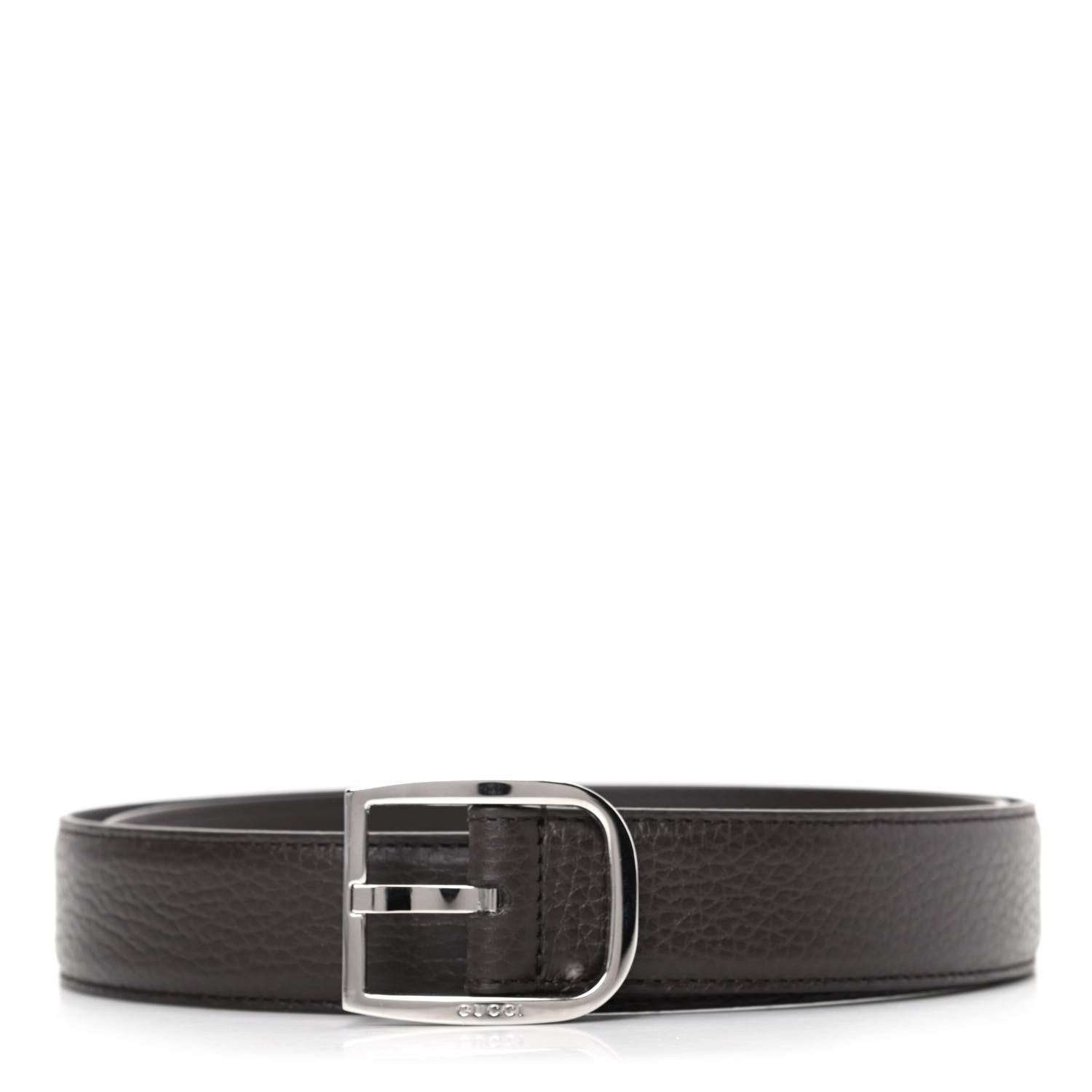 Gucci Calfskin Belt 85 34 Brown 1 of 5