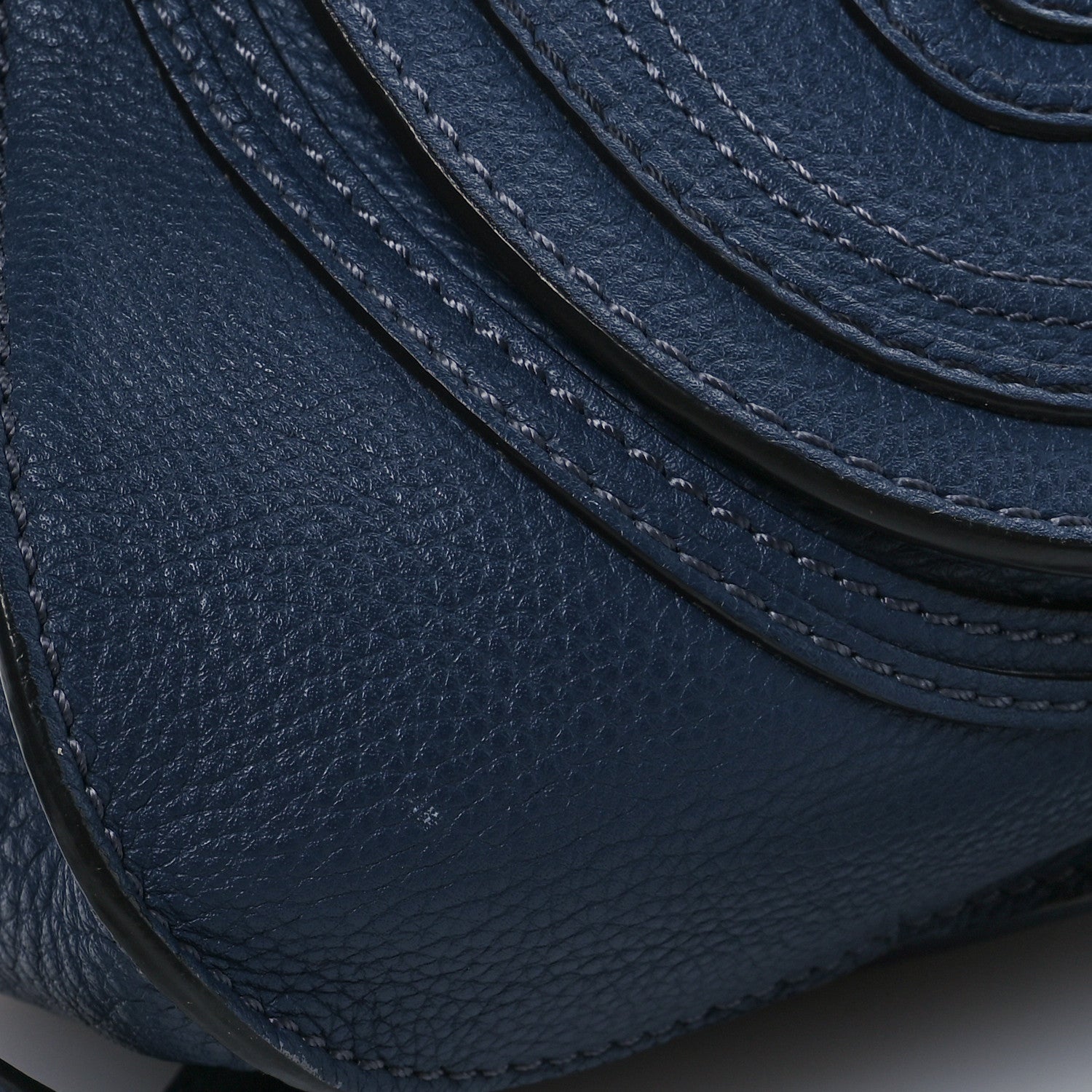 Chloe Calfskin Medium Marcie Satchel Royal Navy 12 of 13