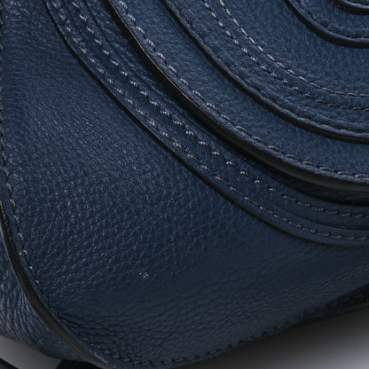 Chloe Calfskin Medium Marcie Satchel Royal Navy 12 of 13