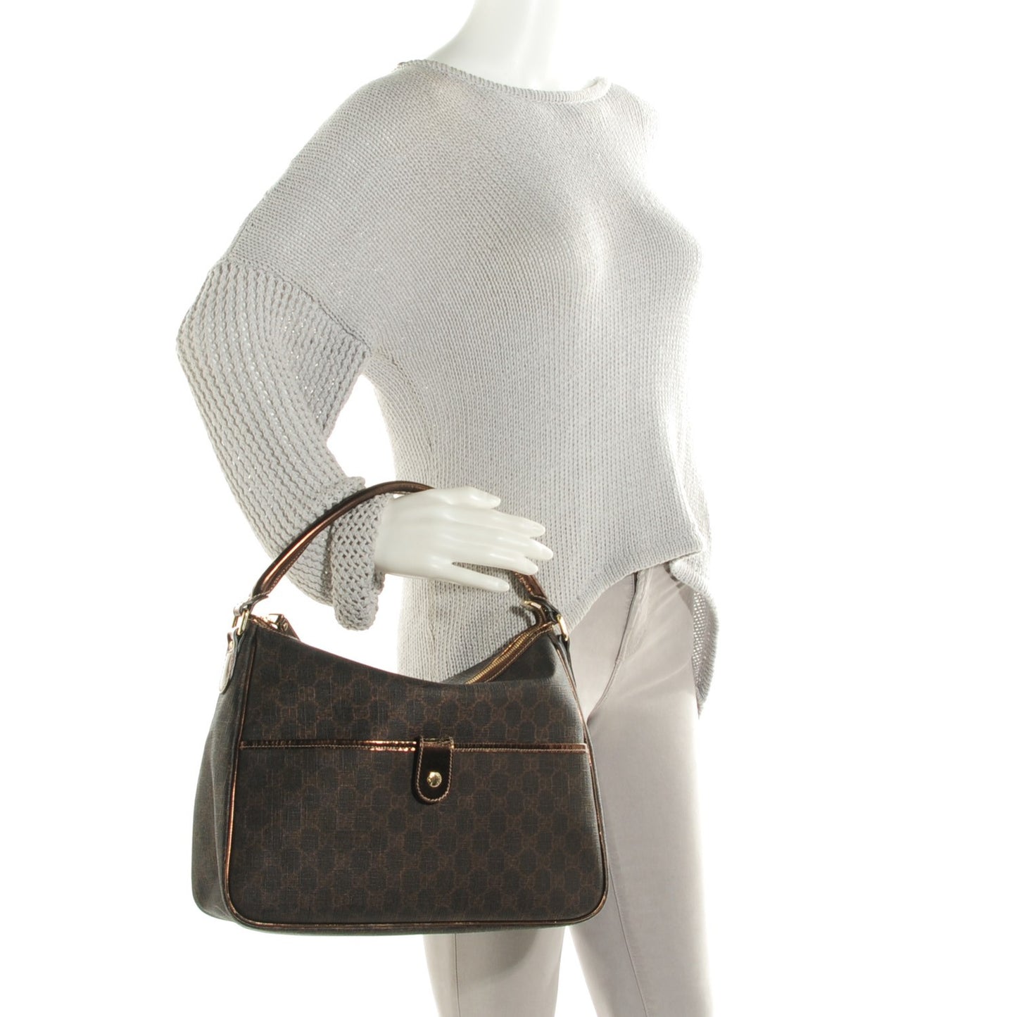 Monogram GG Plus Joy Hobo Bronze
