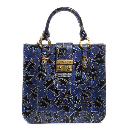 Miu Miu Hand Painted Ayers Watersnake Shopping Tote 1 of 9