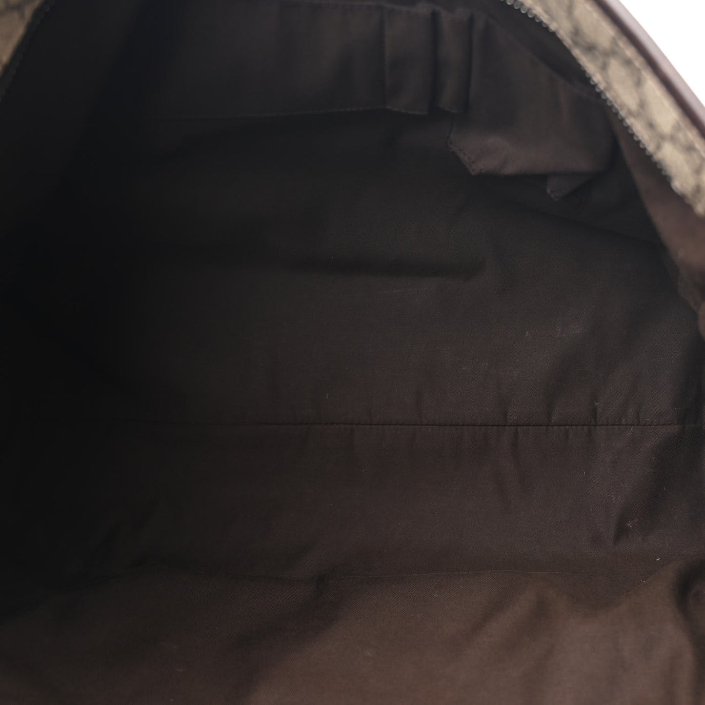 GG Plus Monogram Travel Bag Dark Brown