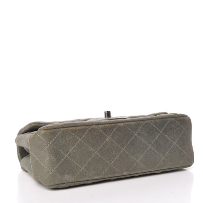 Chanel Iridescent Lambskin Quilted Mini Rectangular Flap Khaki 4 of 14