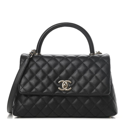 Chanel Caviar Quilted Medium Coco Handle Flap Black 1 of 5