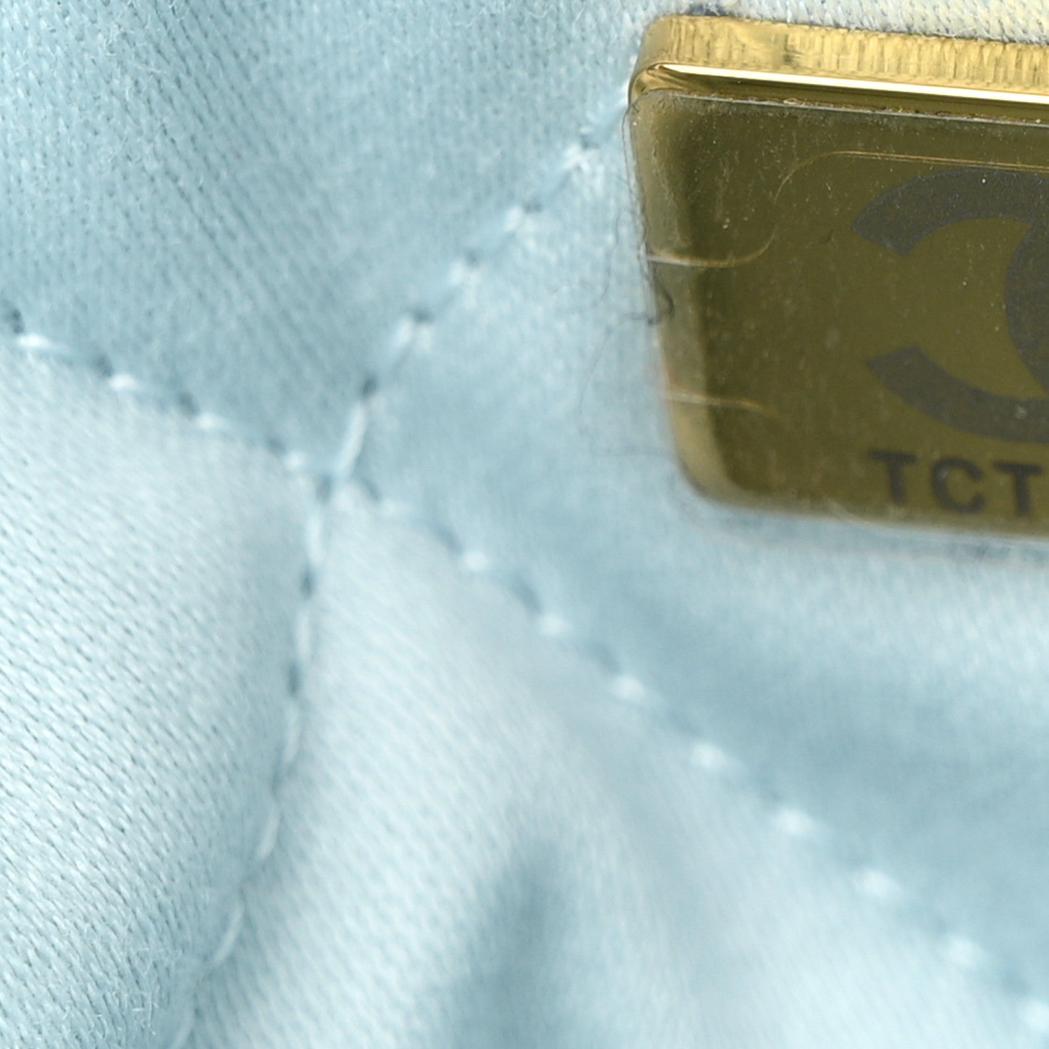 Chanel Shiny Calfskin Quilted Small Chanel 22 Light Blue 7 of 11