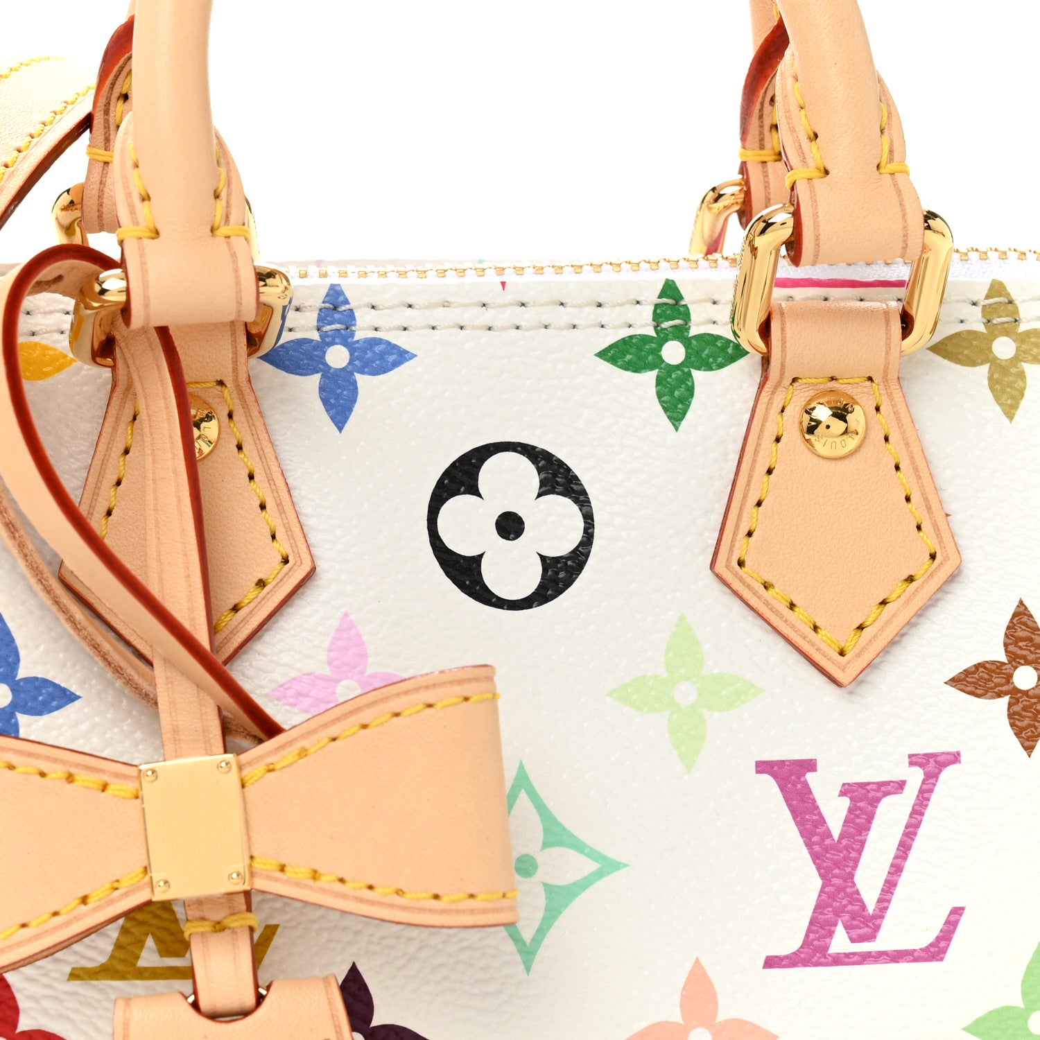 Louis Vuitton LV X TM Monogram Multicolor Nano Speedy White 7 of 9