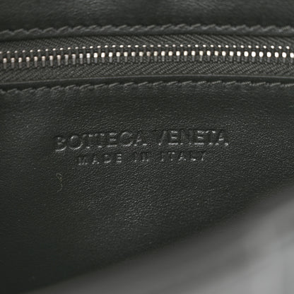 Bottega Veneta Calfskin Maxi Intreccio Cassette With Strap Bag Dark Green 7 of 16