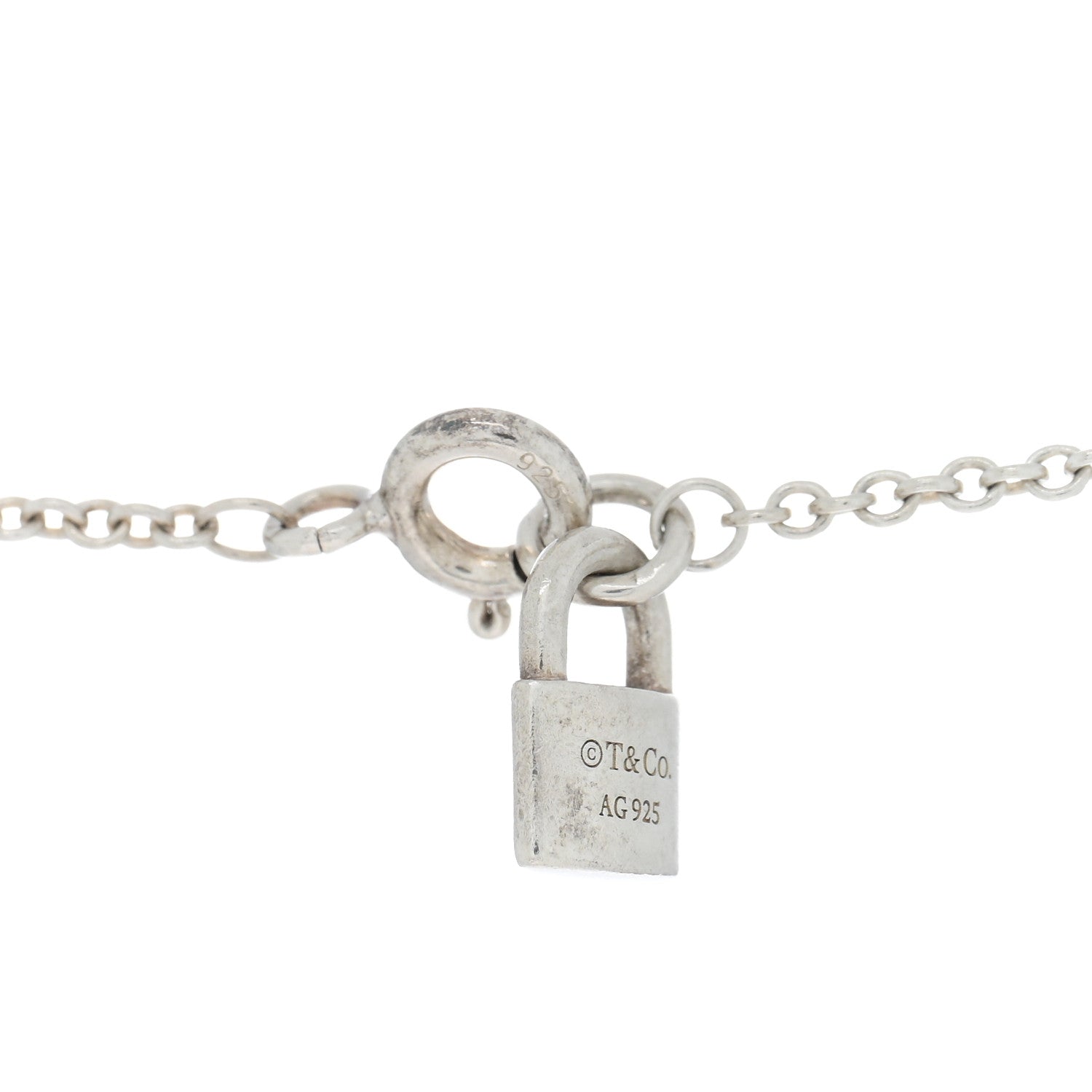Tiffany Sterling Silver Return To Tiffany Love Pendant Necklace 4 of 4