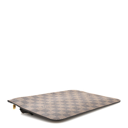 Louis Vuitton Damier Ebene Neverfull MM GM Pochette Rose Ballerine 4 of 7