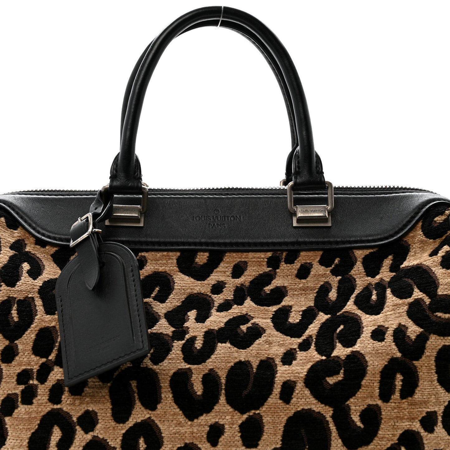 Jacquard Velvet Leopard Print Stephen Sprouse Speedy