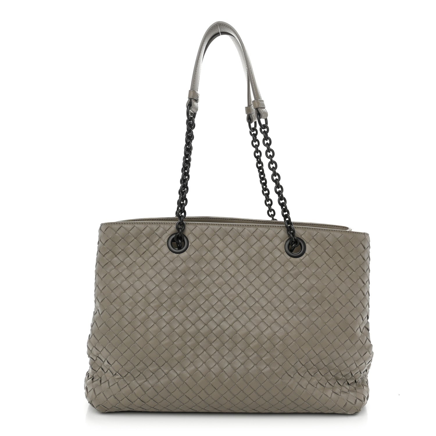 Bottega Veneta Nappa Intrecciato Top Handle Tote Fume 1 of 11