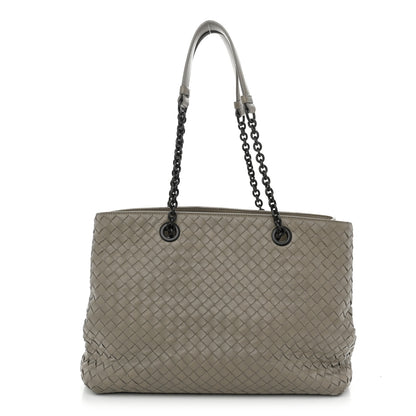 Bottega Veneta Nappa Intrecciato Top Handle Tote Fume 1 of 11