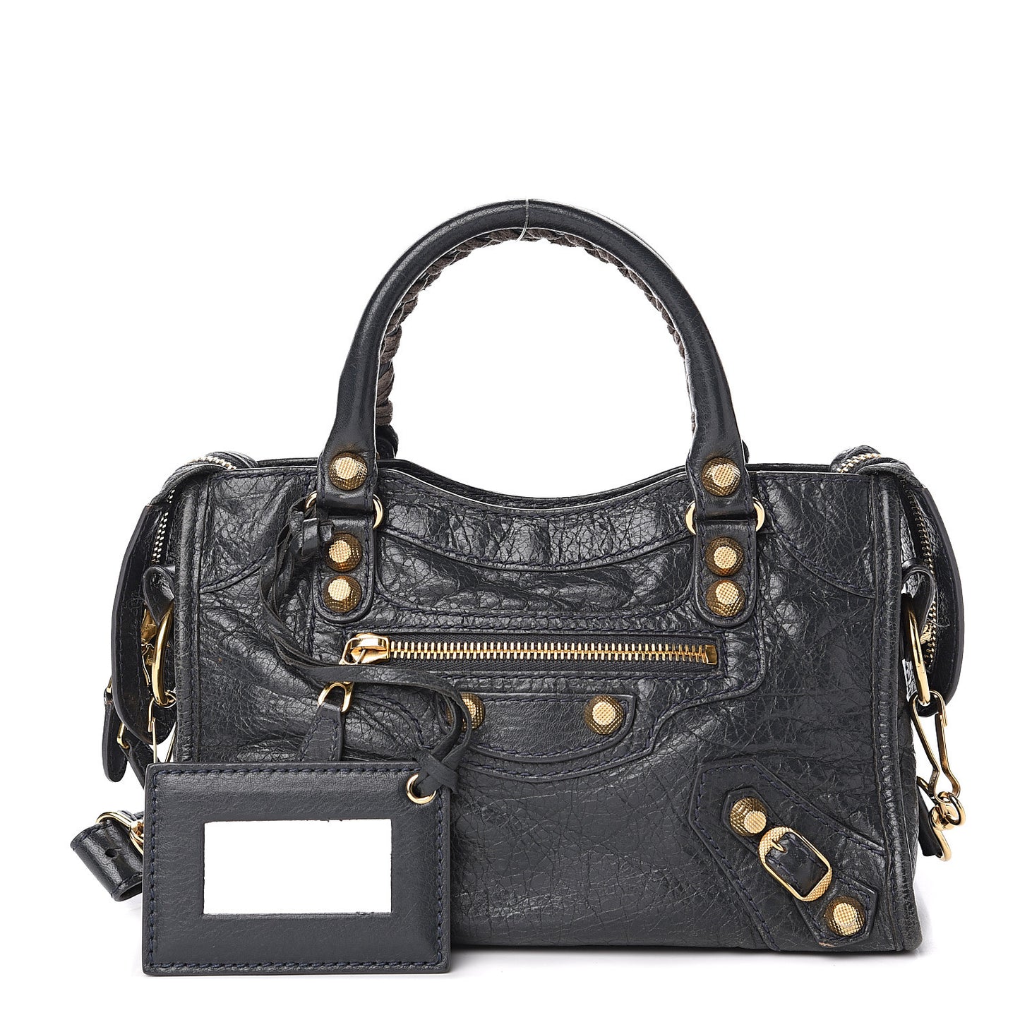 Agneau Giant 12 Gold Hardware Mini City Anthracite