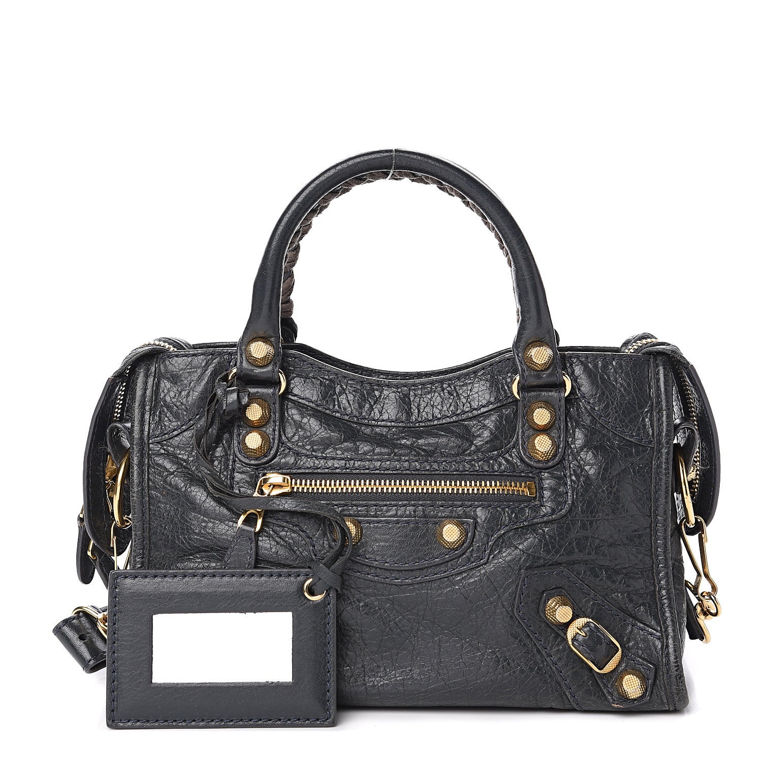 Balenciaga Agneau Giant 12 Gold Hardware Mini City Anthracite 1 of 11